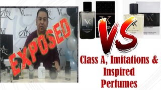 Aize Perfumes or VX Perfumes VS  Class A, Imitations and Inspired Perfumes