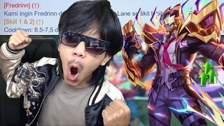 FREDRINN DI BUFF MOONTON ? KUMAHA BARUDAK SIKAT ! - Mobile legends