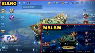 Update terbaru Mobile legends, Cara aktifkan Tema Siang Malam