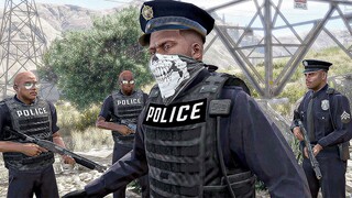 GTA 5 - Police👮Franklin Killed Police Michael with Police!(Funny Ending Police Kills Police )