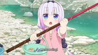 #Memancing Ular Anakonda #Cute Scene #Kanna #Kawaii #Kobayashi san chi no #MaidDragon S2 Episode 9