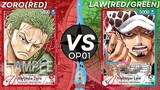 One Piece TCG [OP01] Zoro (Red) VS Law (Red/Green) Locals Tournament!