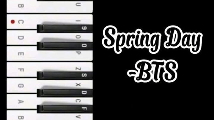 Easy piano spring day by BTS