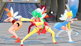【mmdりんごの森とパラレルタウン＆怪盗セイント・テール】エミリー＆リンダ＆ヘレナ＆怪盗セイント・テールでいーあるふぁんくらぶ