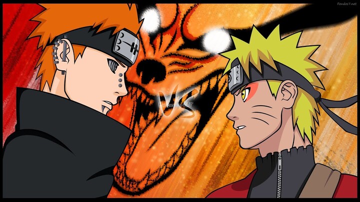 Trận chiến đáng xem nhất Naruto: Naruto với Pain (Làng lá bị huỷ diệt)