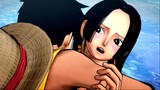 Momen Boa Hancock dipeluk Luffy di MARINEFORD - One Piece Burning Blood Gameplay