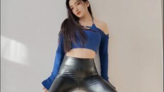 长腿皮裤性感热舞