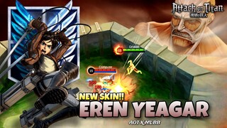 Skin Eren Yeagar, Siap Rumbling di Land Of Dawn 🤯🔥‼️