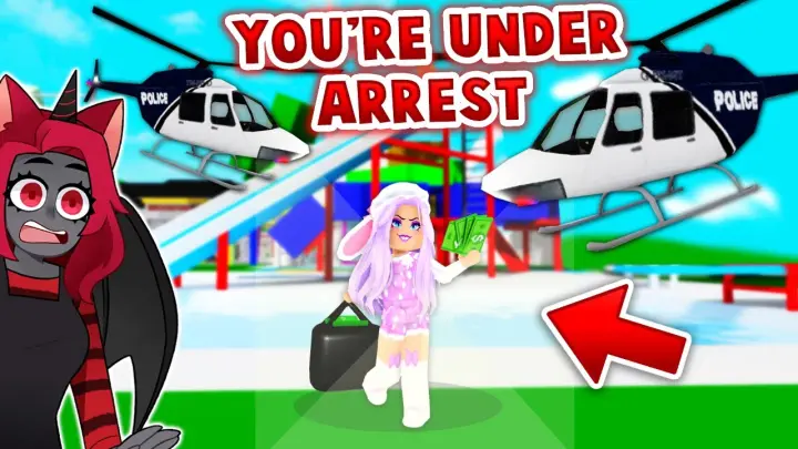 I Became The BIGGEST CRIMINAL In Brookhaven As CUTIE! (Roblox)