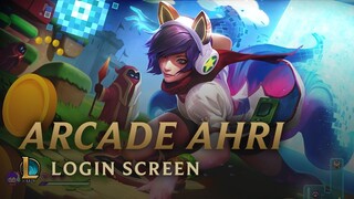 Bit Rush: Arcade Ahri | Login Screen - League of Legends