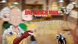 One punch man characters react to saitama| / Reupload/ Plsssss don't get blocked😭😭😭