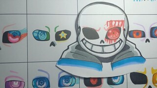 Draw Sans Transforms According To The Eyes Cách Biến Đổi Au Sans