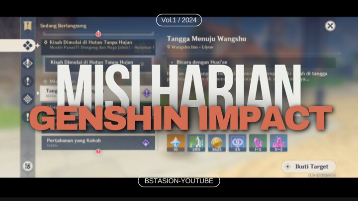 Selesain MISI HARIAN di Genshin Impact 🔥💥🧐