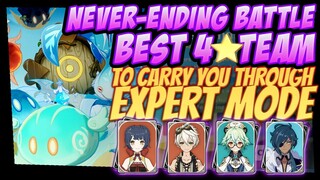 EVENT Never-Ending Battle 5 DAYS  - BEST 4 STAR team to Carry You Through Expert Mode