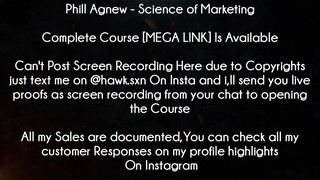 Phill Agnew Course Science of Marketing download