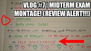 VLOG #7 | MIDTERM EXAM VLOG AND MONTAGE!