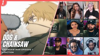 Chainsaw Man Episode 1 Reaction Mashup | チェンソーマン  Ep 1 Reaction Mashup | A4L