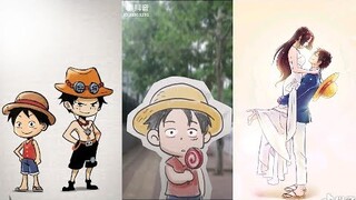 TIKTOK-China- Thánh vẽ truyện trên TIKTOK là Fan của ONE PIECE #8