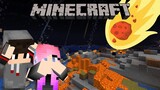 Minecraft but Meteorites Are Falling From The Sky ft. Prinsesa Pabuhat!