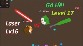 Superhero.io - Khi "GÃ HỀ" Level 17 "Đối Đầu" LASER Level 16 Sẽ NTN ...?