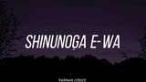 Shinunoga E-Wa-Fujii Kaze [Lyrics](Romanized)