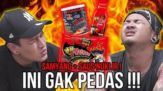 SAMYANG + SAUS NUKLIR !! CHALLENGE MAKAN PEDAS!