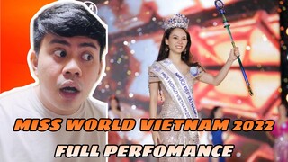 ATEBANG REACTION | MISS WORLD VIETNAM 2022 HUYN NGUYEN MAI PHUONG FULL PERFORMANCE #mwvn