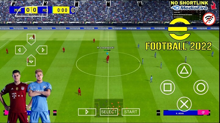 EFOOTBALL PES 2022 PPSSPP ANDROID ENGLISH VERSION FINAL UPDATE TRANSFER & REAL FACES BEST GRAPHICS