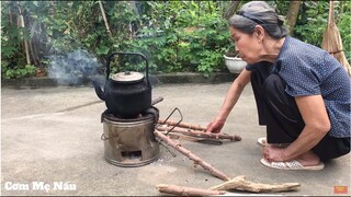 Xôi chiên nhân thịt  thơm giòn món ăn ngon mỗi ngày  (fried sticky rice ) Cơm Mẹ Nấu