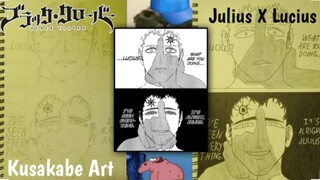 Menggambar Anime Julius X Lucius || Speed Drawing || Black Clover