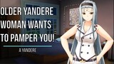 older yandere woman wants to pamper you! A YANDERE ASMR!