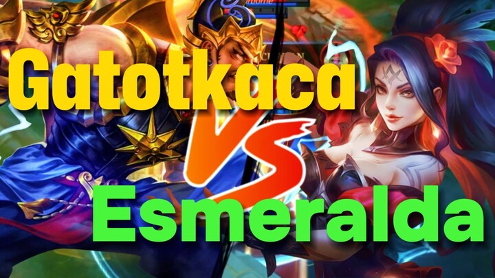 Gatotkaca Vs Esmeralda Di Exp Line Sampai dapat coklat||Kena Mental Ngk Tu🔥🤪