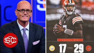 ESPN's Scott Van Pelt on Browns defense answered the call in second half of 29-17 win over Steelers