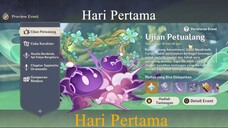 Event Hari Pertama Ujiang Petualang || Genshin Impact