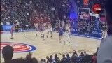 Another angle of Cade Cunningham dagger at the game tonight vs Cleveland Cavaliers