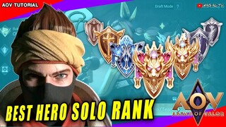 AOV Best Hero For Solo Rank - Aov Carry Heroes - Arena of Valor