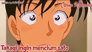 Detective Conan / Case Closed Takagi ingin mencium Sato