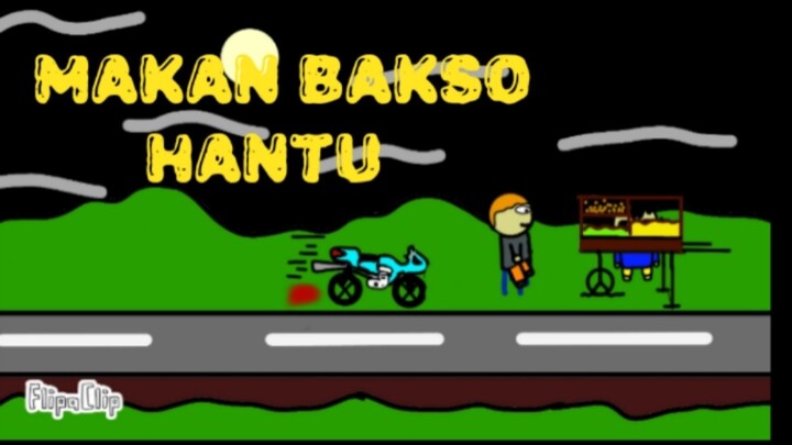 makan bakso hantu