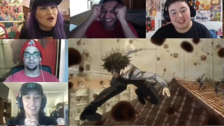 【Reaksi Attack on Titan】 Reaksi orang asing saat menonton pertarungan jalanan Kapten Levi di musim k