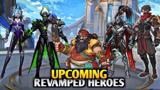 ALL UPCOMING REVAMPED HEROES | KARINA REVAMPED | ALPHA REVAMPED |MOBILE LEGENDS BANG BANG