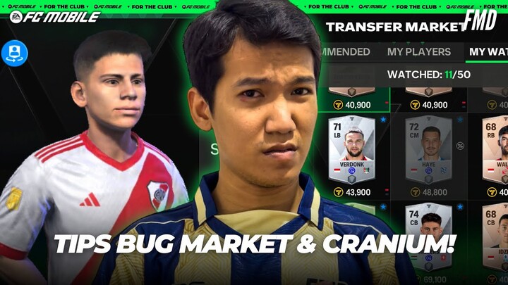 Bahas Market di FC Mobile 25?! Tips Bug Market, Pemain-Pemain Indonesia & Cranium Real Face?!