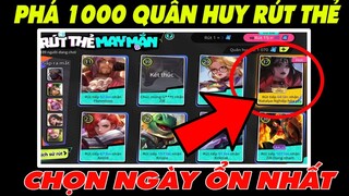 Liên Quân Nạp 1000qh Review Rút Thẻ May Mắn săn SS quá cay cú với trò này