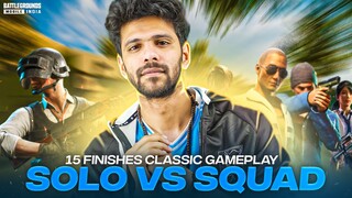 @Gamingpro Ocean SOLO vs SQUAD 15 FINISHES CLASSIC GAMEPLAY | SKYLIGHTZ CONTENT CREATOR | BGMI