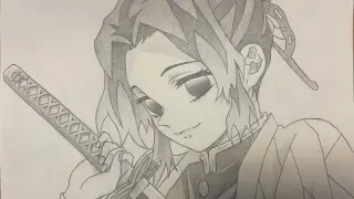 [Hand-drawing / Shinobu Kochou] (Demon Slayer)