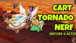 Cart Tornado Nerf: Before & After