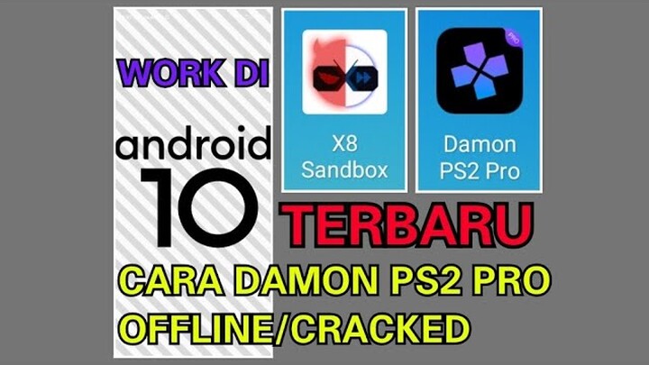 Cara damon ps2 pro cracked work di android 10 (X8 sandbox)