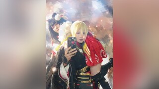 Đi shoot về phải làm trò con bò 🥺 đố các bạn nhận ra bọn mình cos ai? xuhuong trending doivolendau cosplay onmyoji onmyojiarena fyp 03