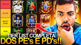 EITA! 😱 TIER LIST COMPLETA DOS PE's E PD's do FC MOBILE 24 🤯🔥 | BÔNUS DE ATA & MC!