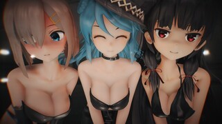 【MMD】浦風・浜風・磯風でConqueror【紳士向け】【4K】