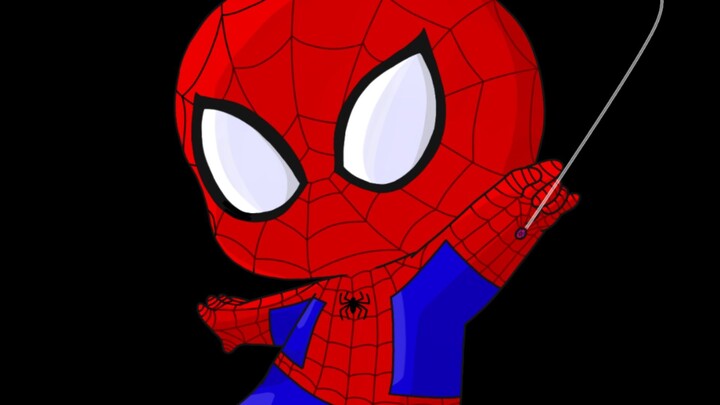 Chibi Spider-Man drawing